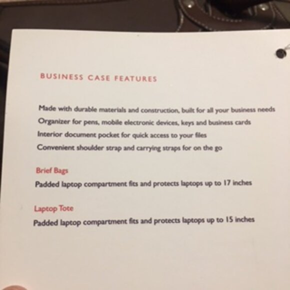 Tommy Hilfiger Torrey Business Case/Travel Bag NWT - Picture 13 of 14